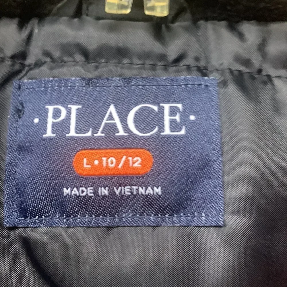 Children’s Place Winter Jacket Sz 10/12 Black